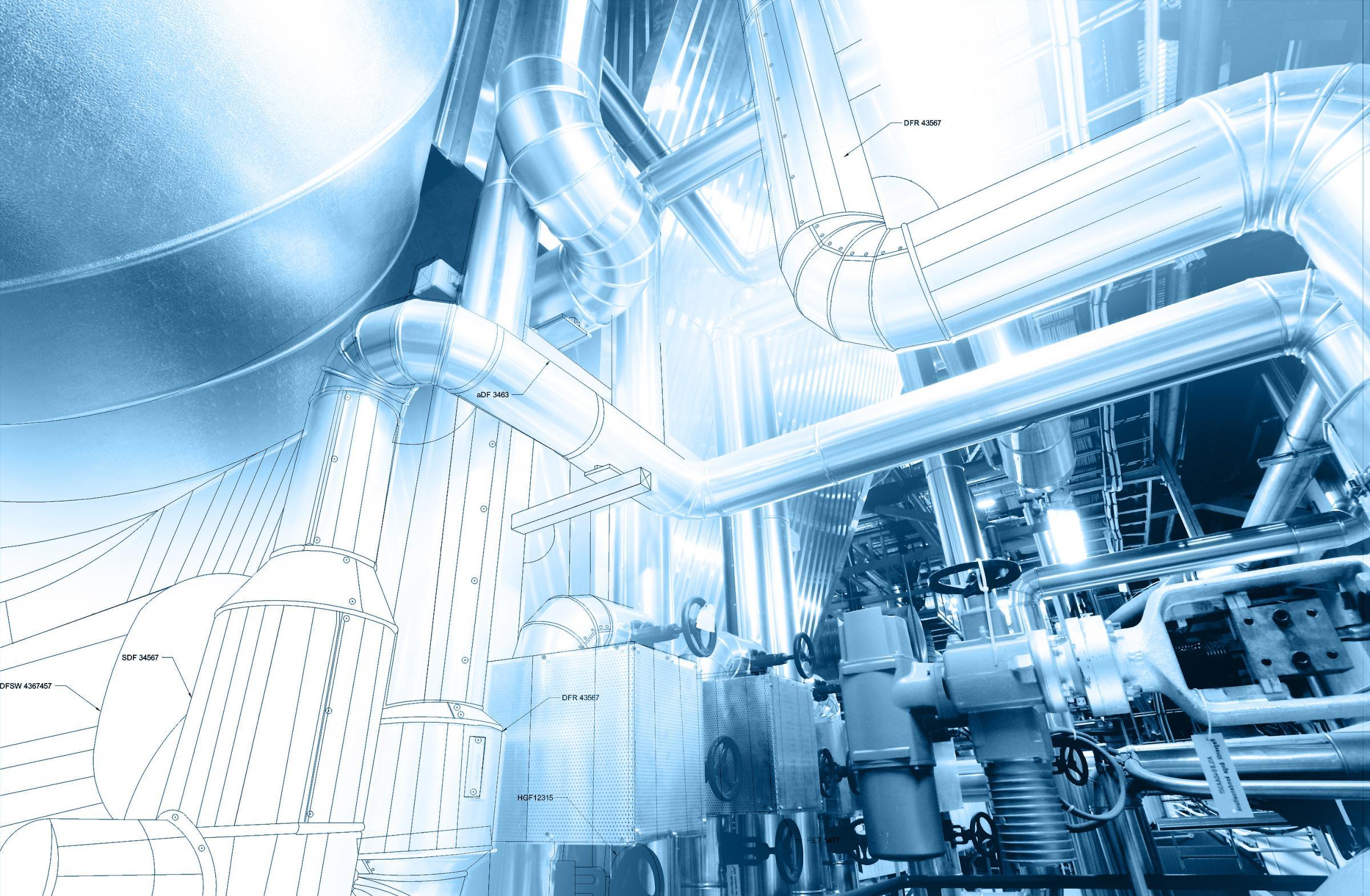 Diagram of Ventilation Equipment Large HVAC equipment