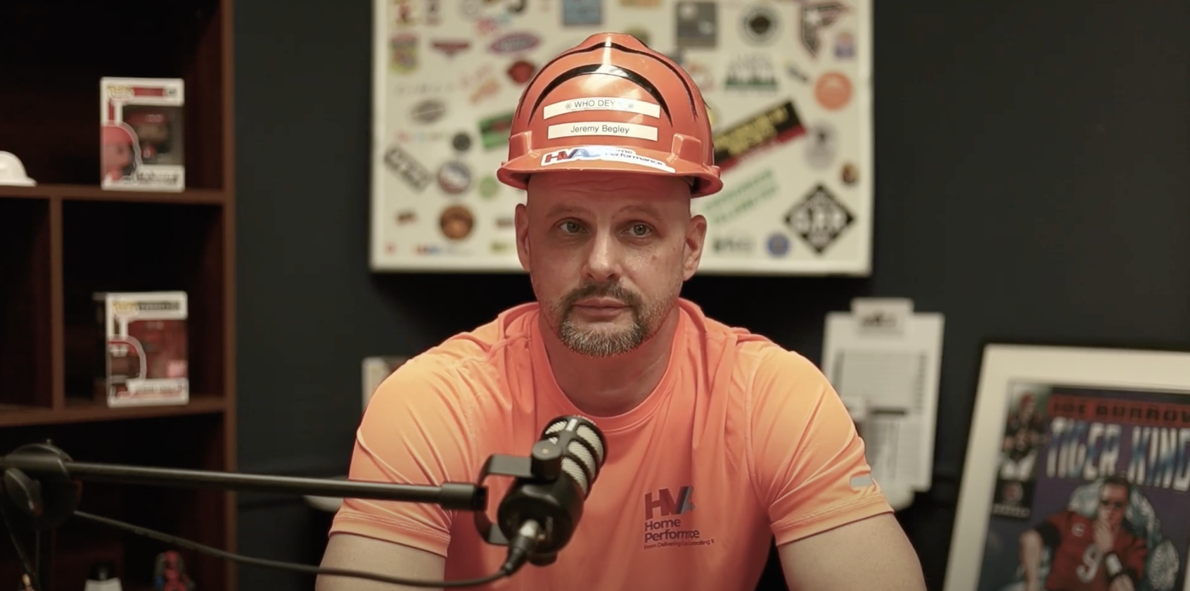 Jeremy Begley talking on the first episode of the ADHD Vodcast 