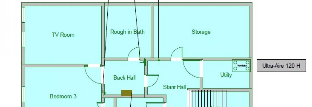 part of a home's floor plan